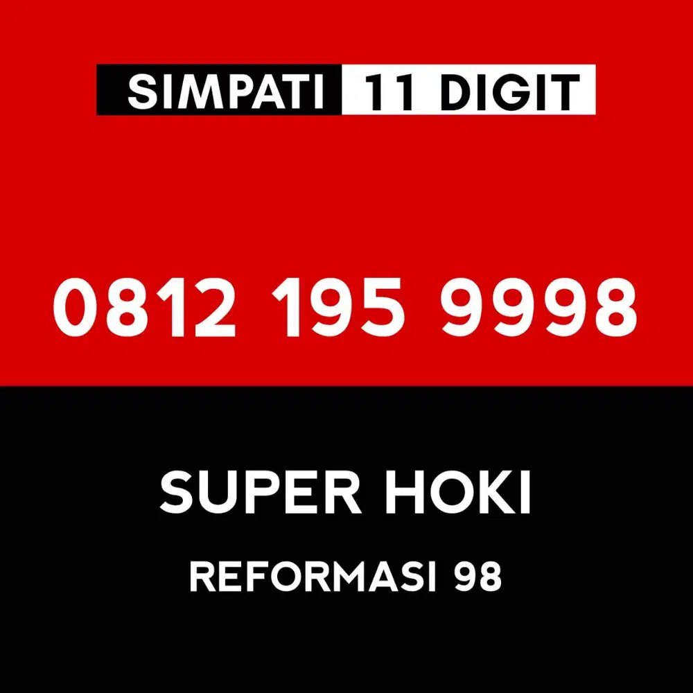 simPATI 11 digit super hoki