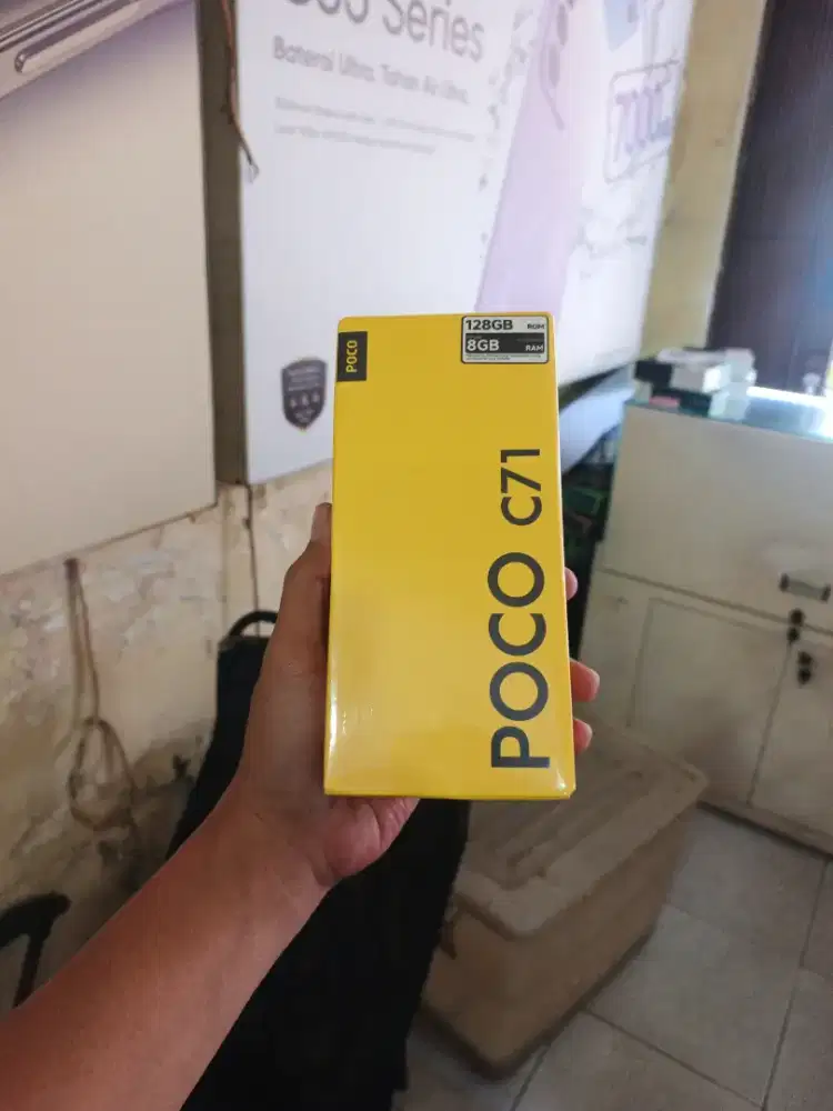 [ fast respon WA ] Poco C71 4+4/128 Garansi resmi 15bulan