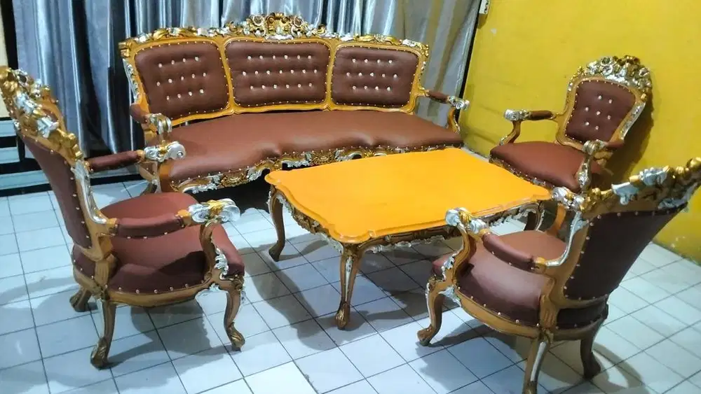 Kursi jati set jumbo