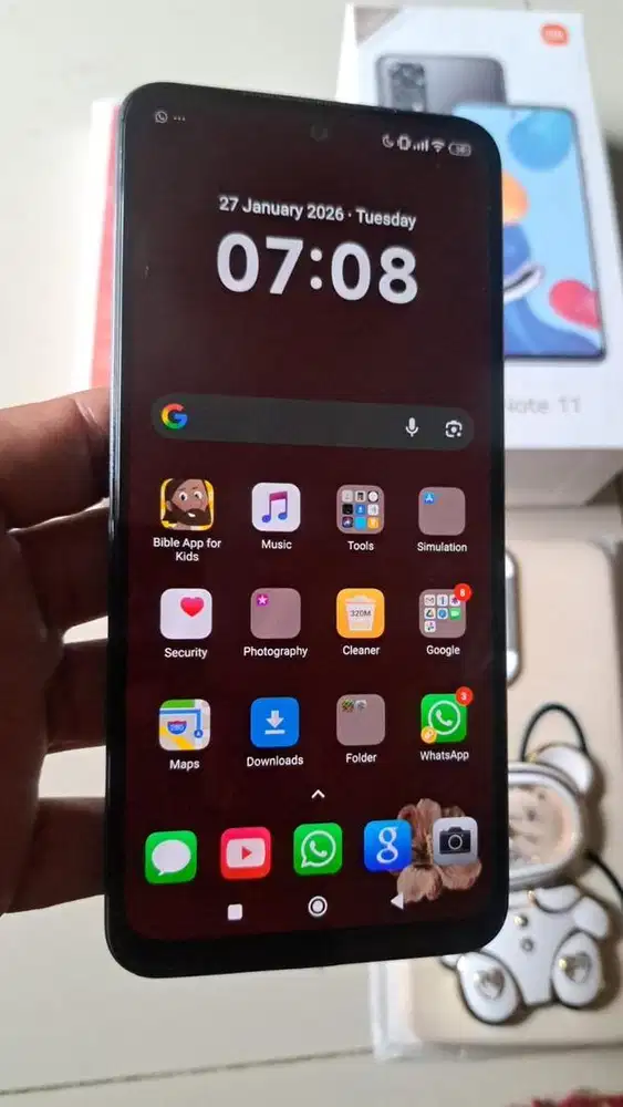 Xiaomi Redmi Note 11 Ram 6/128Gb 4G LTE Black Smartphone