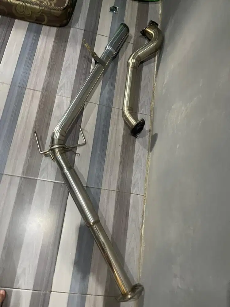 Knalpot slide exit triton / pajero