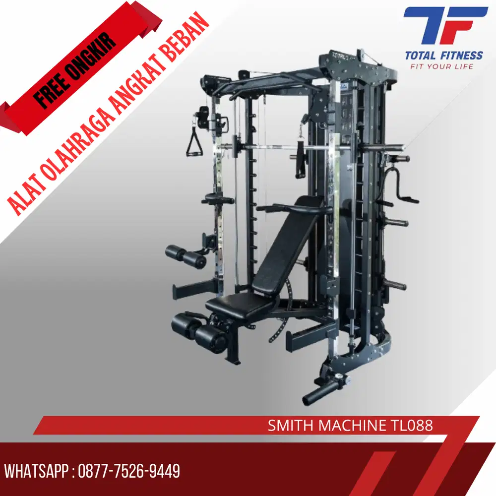 Multi Power Rack TL088 Total Fitness Multy gym Smith Machine