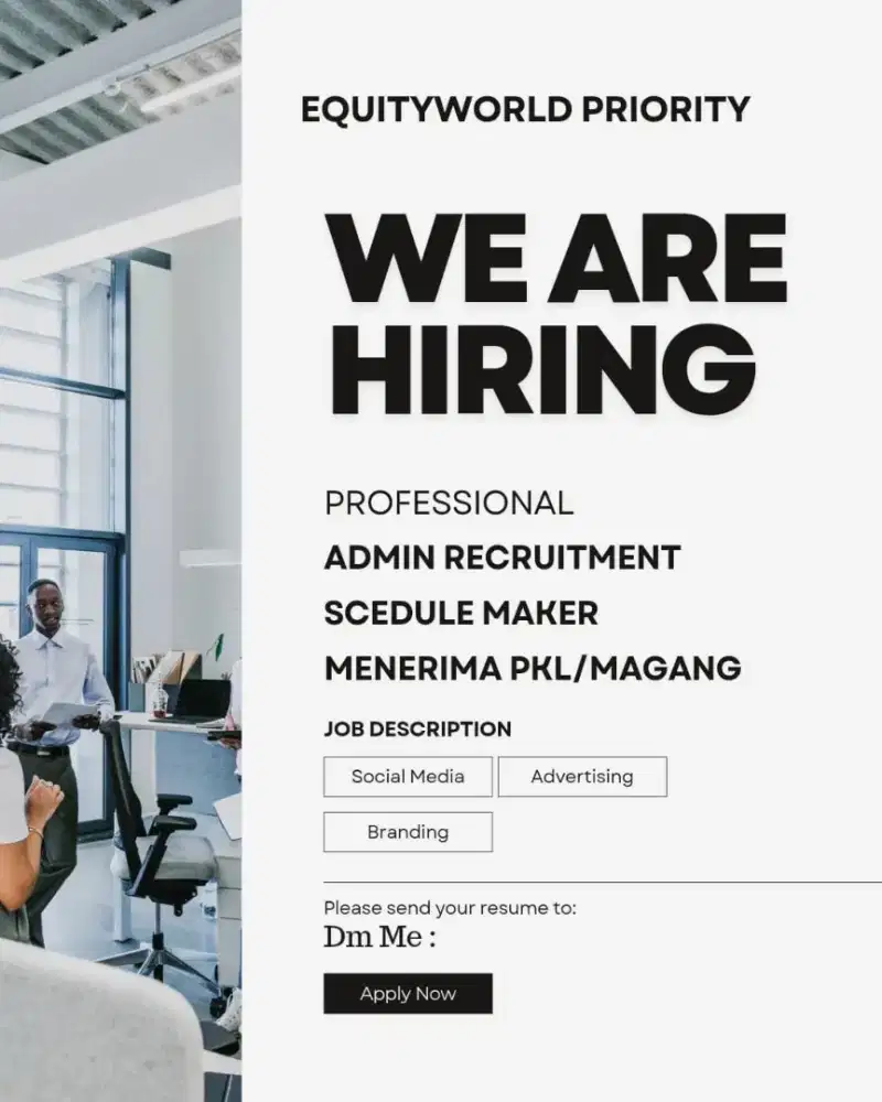 open loker admin recruitmen&schedule maker