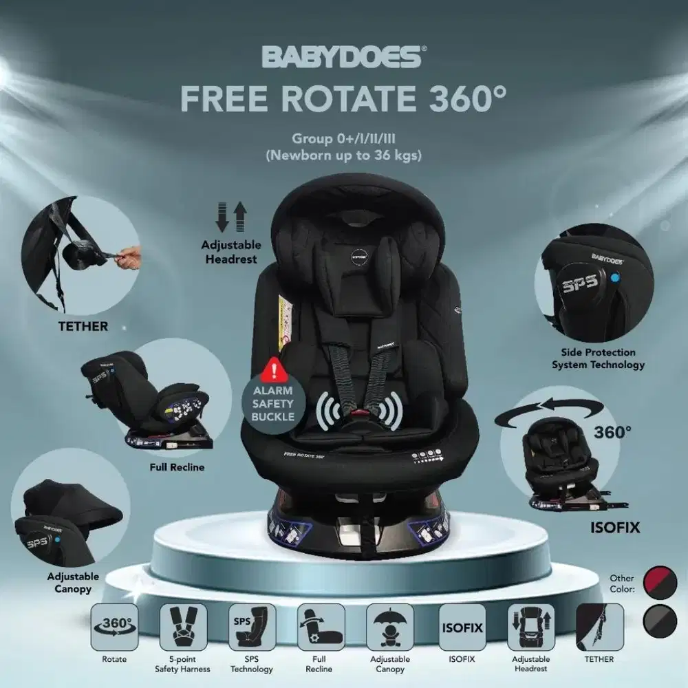 preloved Carseat BabyDoes CH 8749