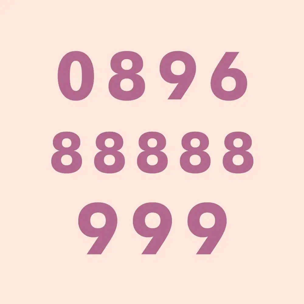 Indosat Three BIG NUMBER