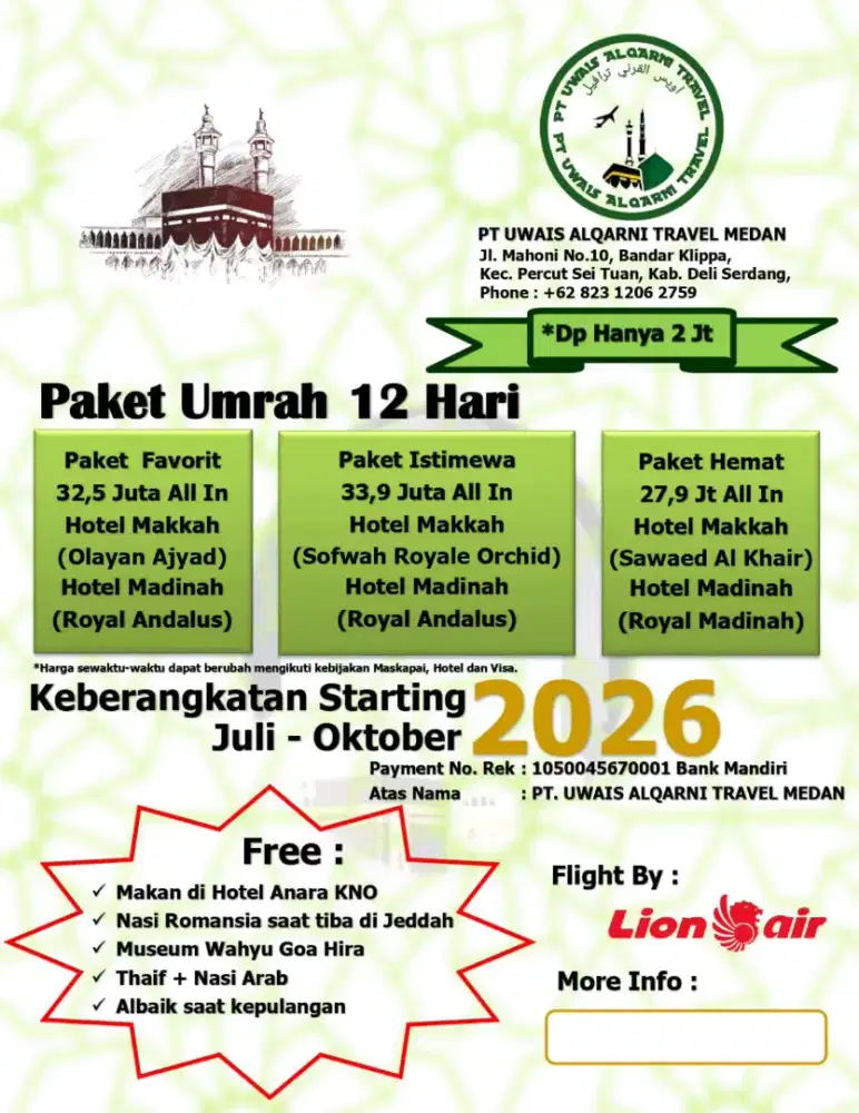 Paket Umrah 2026