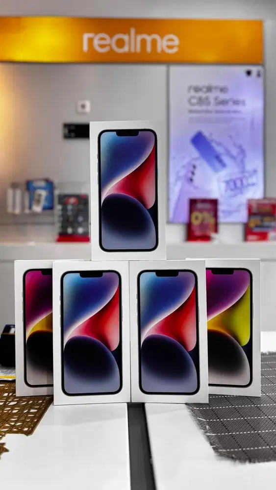 READY STOK iPhone 14 NEW iBox BERGARANSI RESMI BISA KREDIT TANPA DP