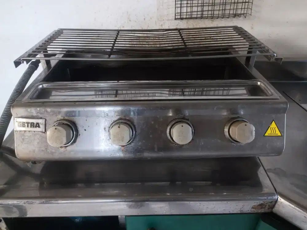 Kompor Bakaran GETRA - Ayam bakar, sosis ( 4 tungku)