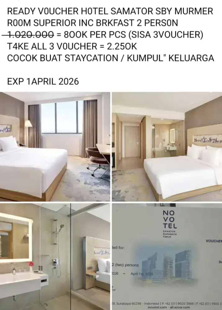 voucher hotel samator surabaya