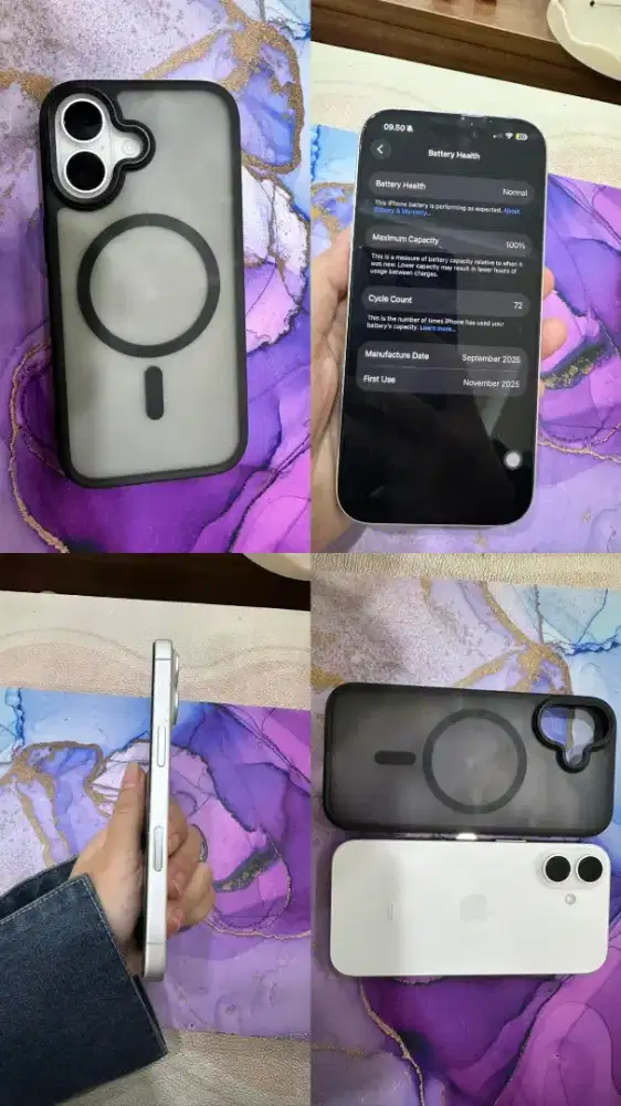 DIJUAL CEPAT IPHONE 17 256GB EX IBOX PEMAKAIAN BARU 2 BULAN