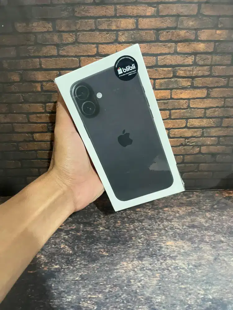 Bismillah New Ip 16 Plus 128 Black Resmi