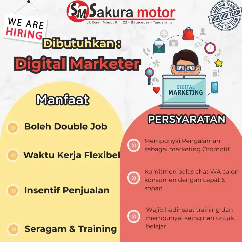 Dibutuhkan Sales Marketing