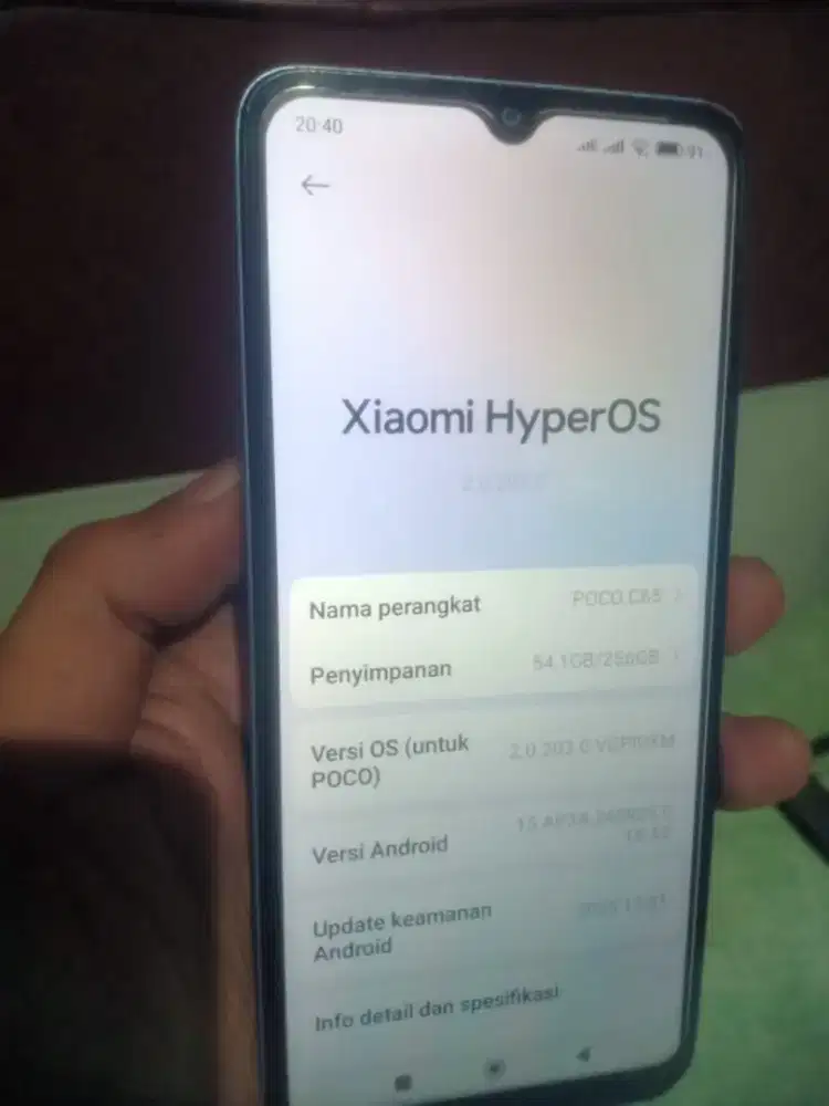 Jual redmi poco c65. 8+4/256. Nfc.