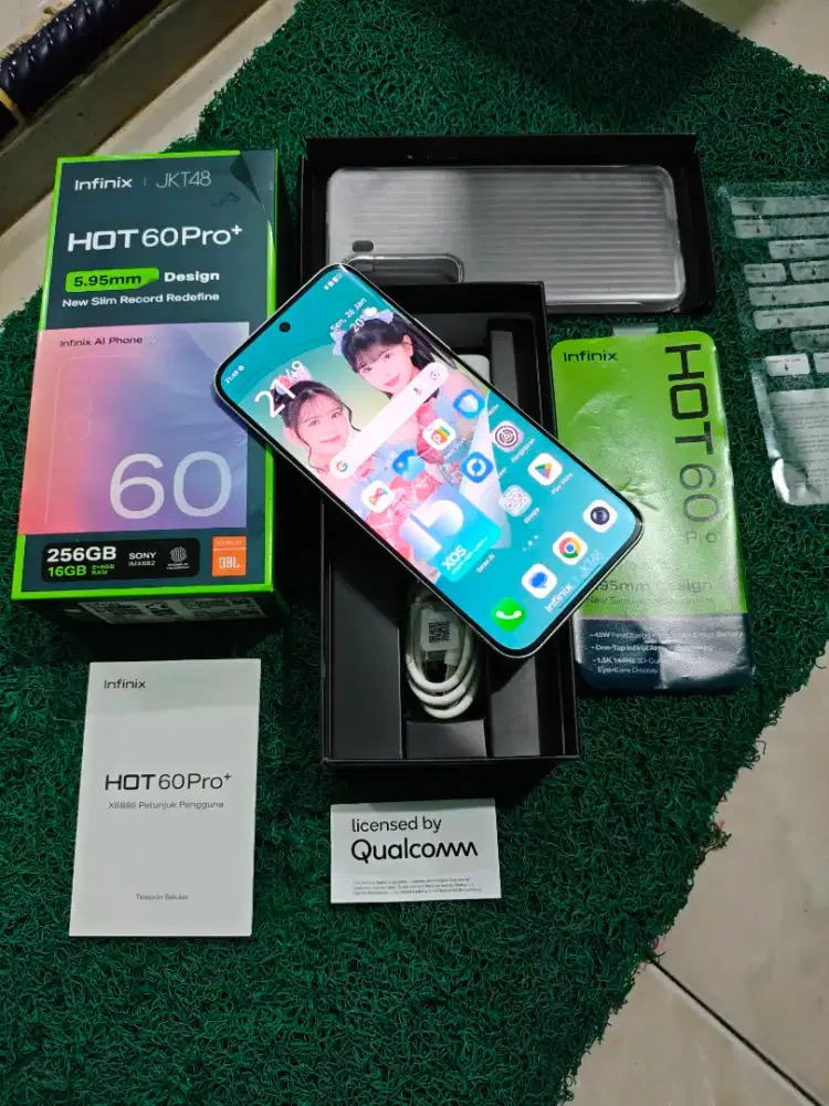 Infinix Hot 60pro+ 8/256 likenew fullset