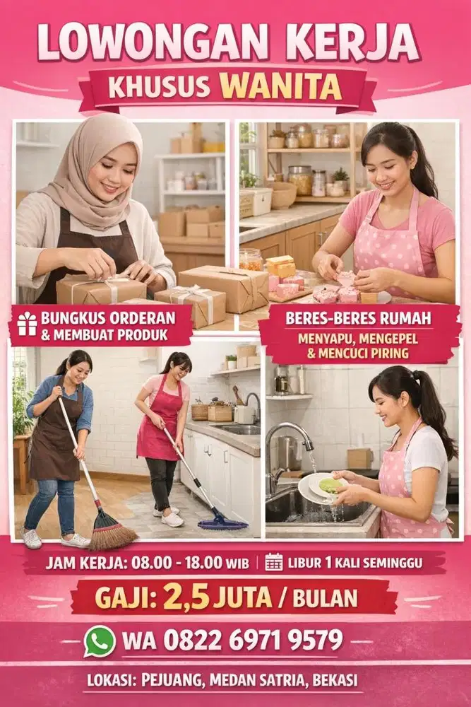 Lowongan kerja khusus perempuan