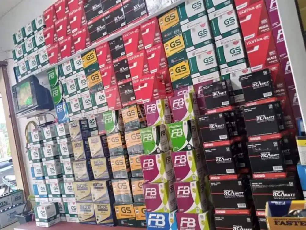 Battray Seperpart kendaraan bermotor (aki)