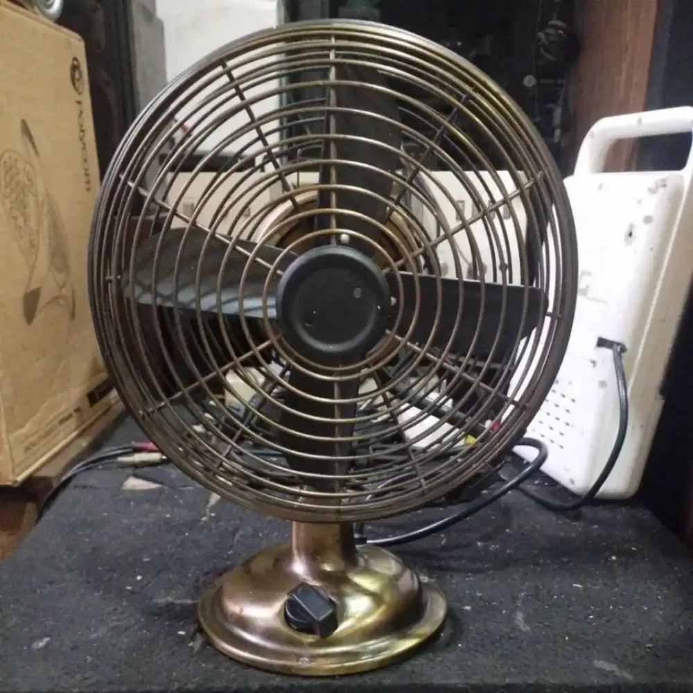 Kipas angin meja dan desk nitori antik vintage original made in Japan