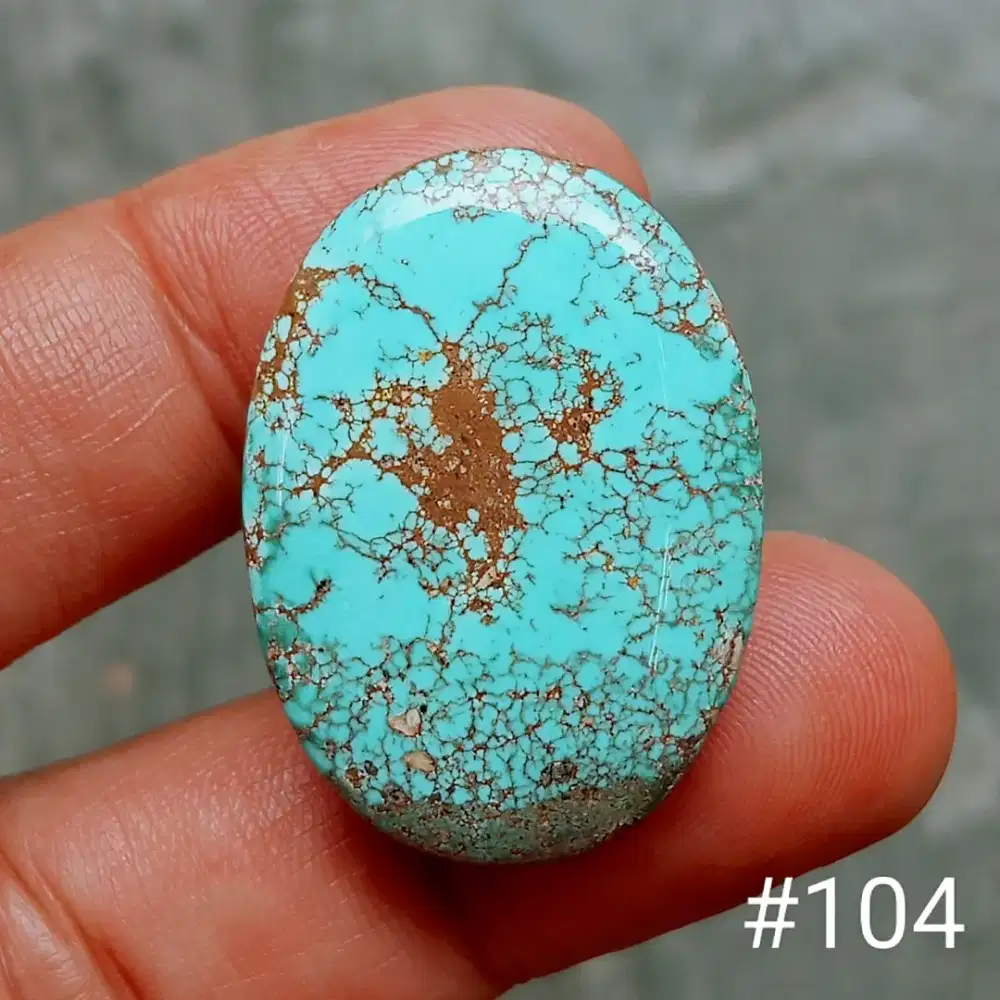 Batu natural tourquise Persia, batu pirus Persia