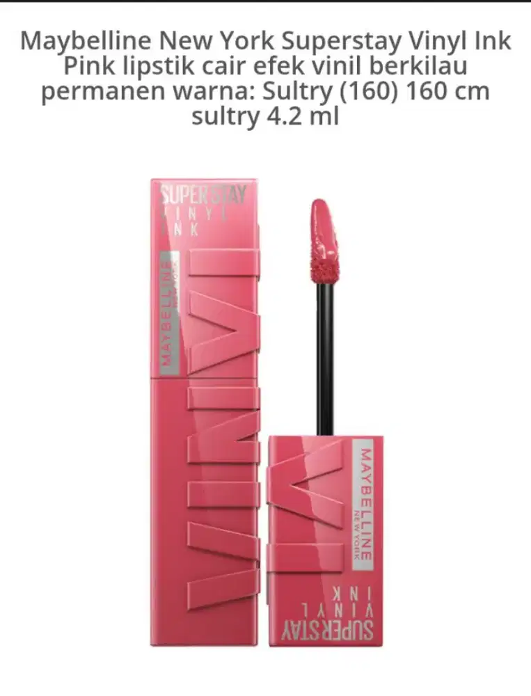 Maybeline Lip Cream - 160 Sultry