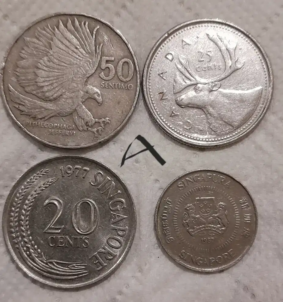 Bismillah, uang koin asing lawasan