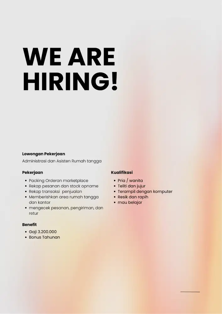 ADMIN MARKETPLACE DAN ART BERSIH BERSIH RUMAH