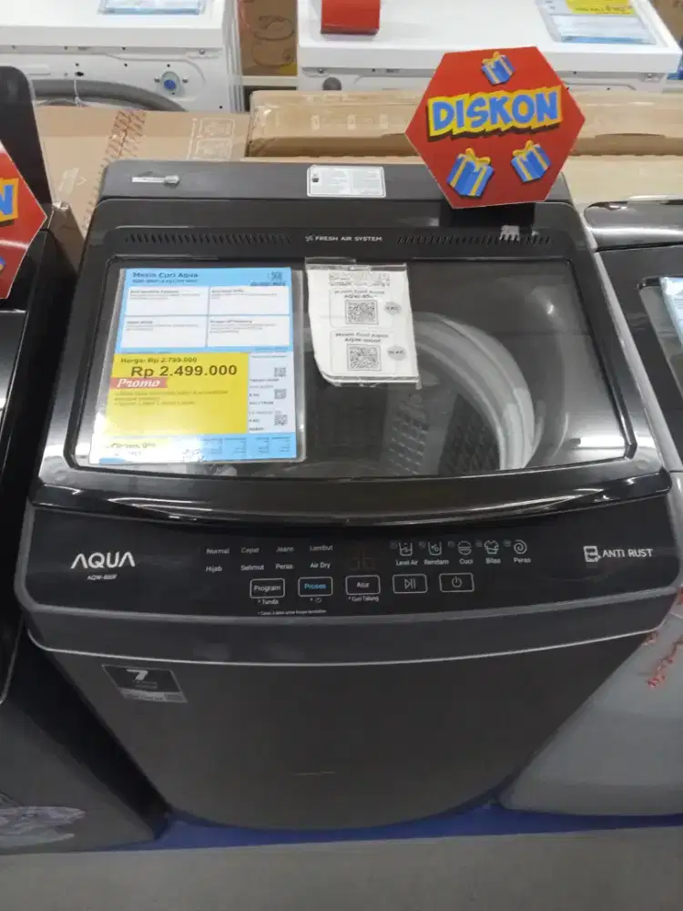 Mesin Cuci Top Loading Aqua