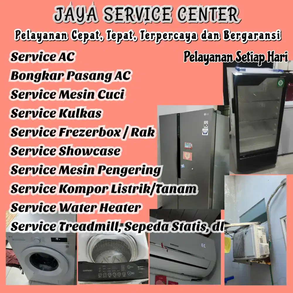Service Kulkas Frezer Bongkar Pasang Servis AC Mesin Cuci Tambaksari