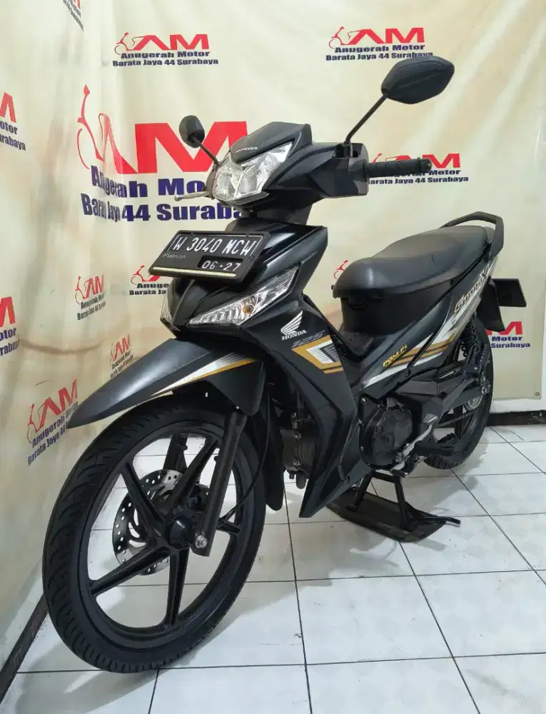 Ready Honda supra x 125 fi Tahun 2022 warna hitam