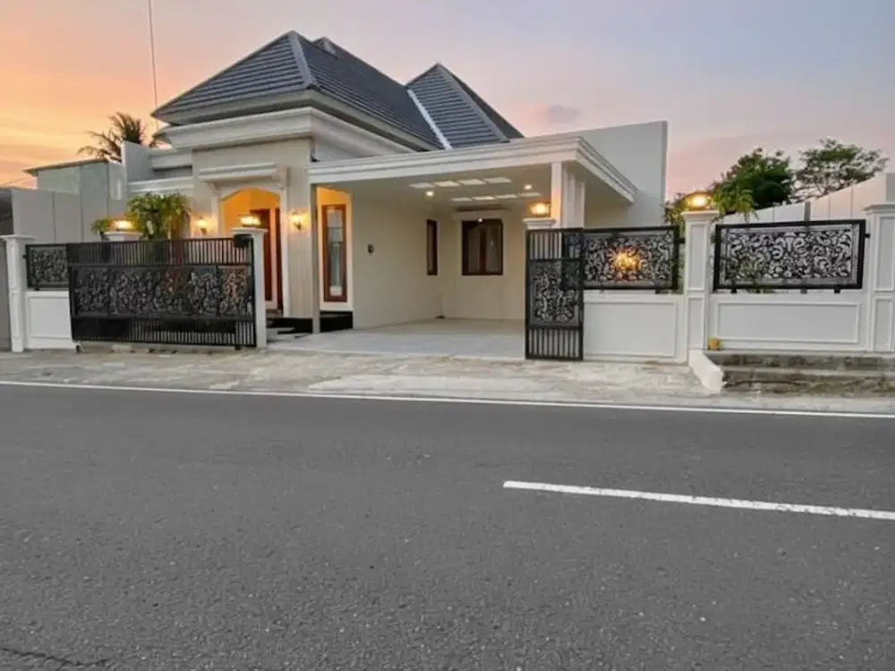 RUMAH BARU CANTIK DESAIGN KLASIK MODERN STRATEGIS BISA UNTUK KANTOR‼️ DENGAN TANAH LUAS