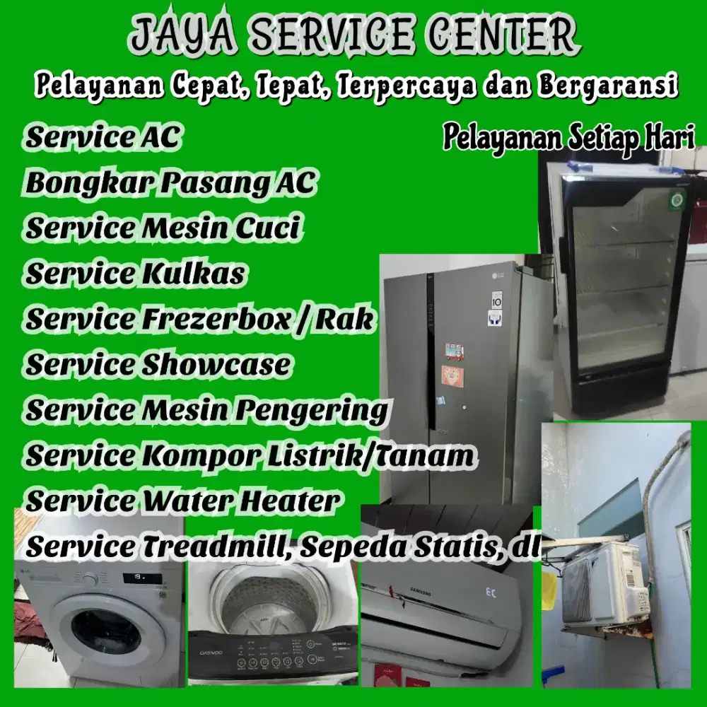 Service AC Kulkas Frezerbox Servis Mesin Cuci Bongkar Pasang AC Benowo