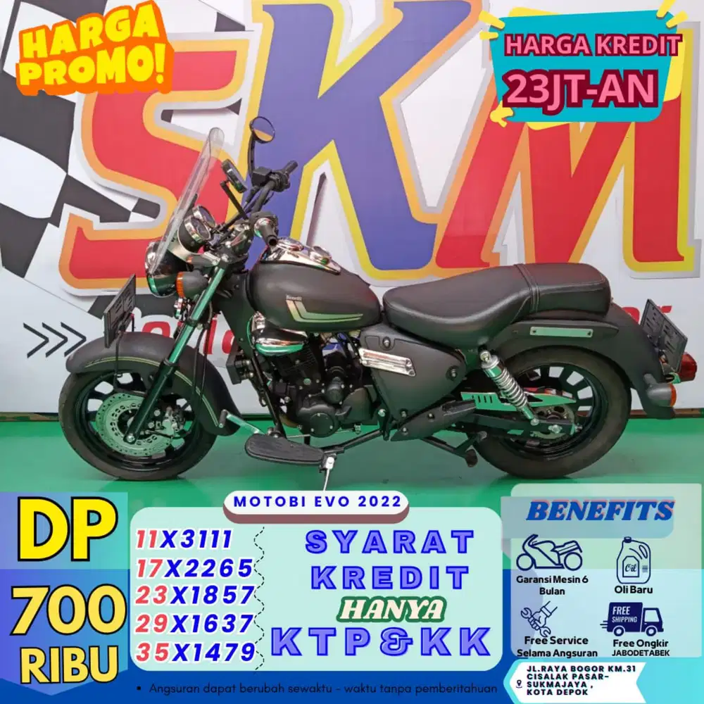 ( benneli tahun 2022 dp:700 syarat kk dan KTP km low) cash