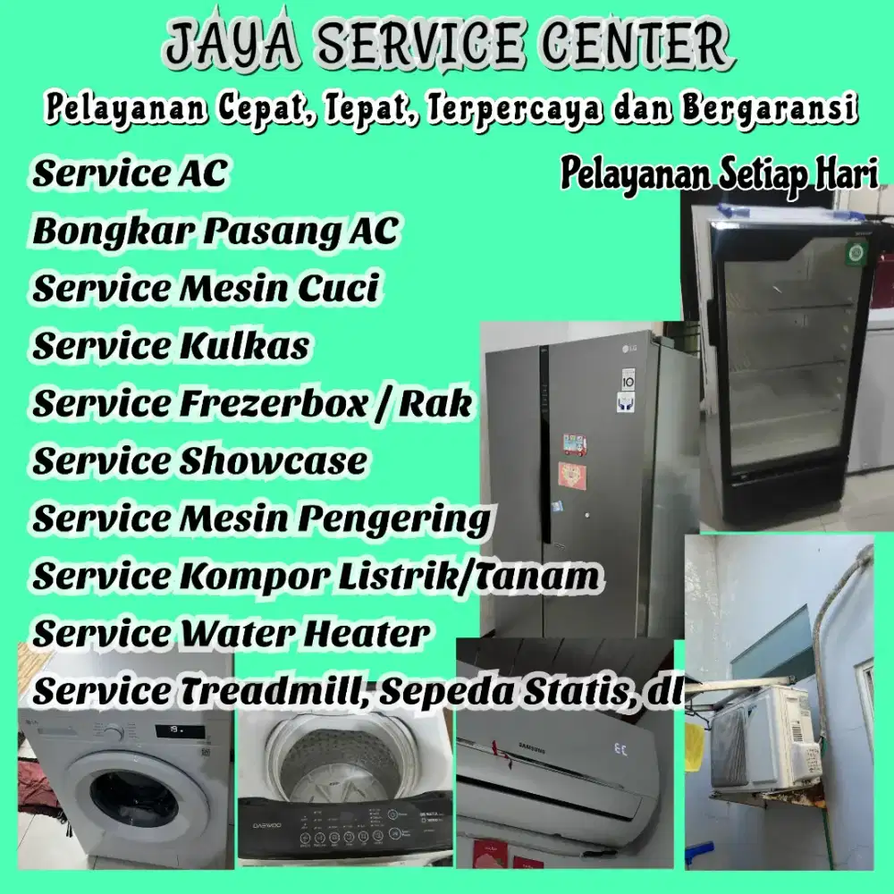 Service Kulkas Frezer Bongkar Pasang AC Servis Mesin Cuci AC Jambangan