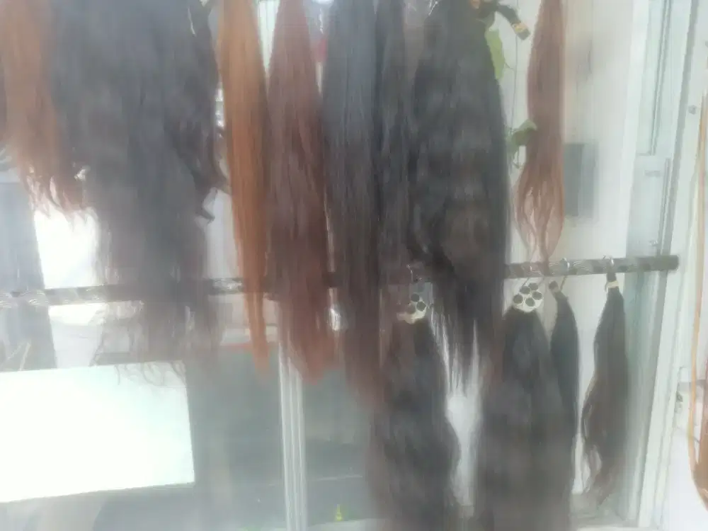 Hair extension rambut sambung 60cm 100 helai super tebal