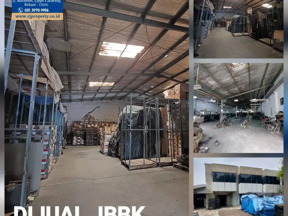 Dijual Gudang atau Pabrik Kawasan Industri Jababeka Cikarang JB1900YL
