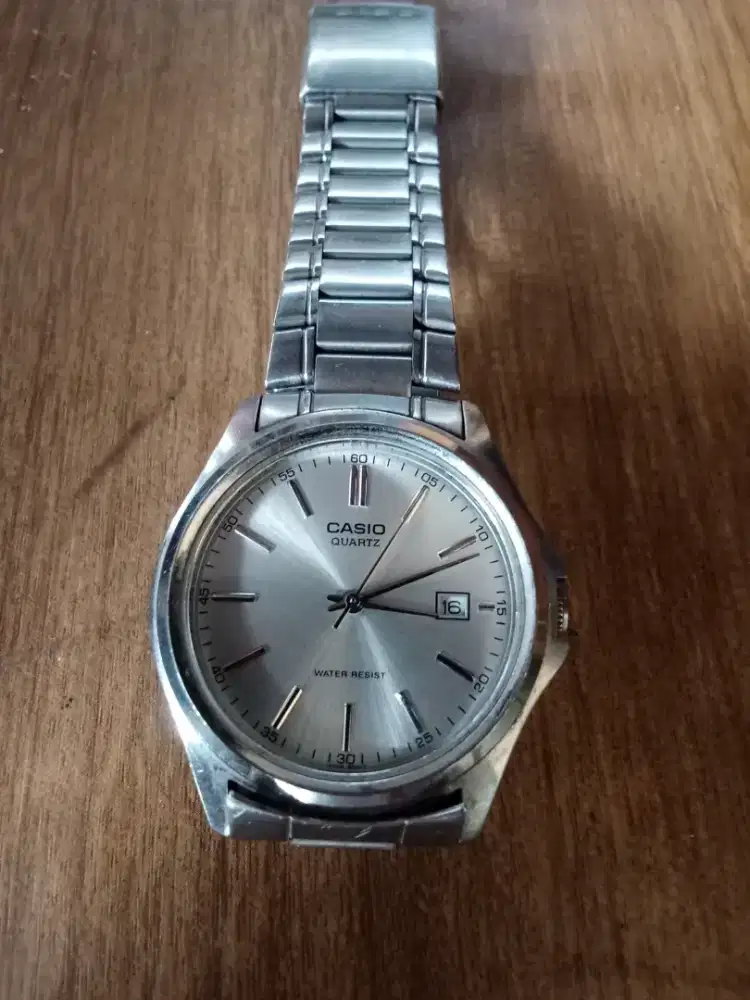 Preloved Jam CASIO MTP 1183 bagus, normal, COD Cijantung Dsk