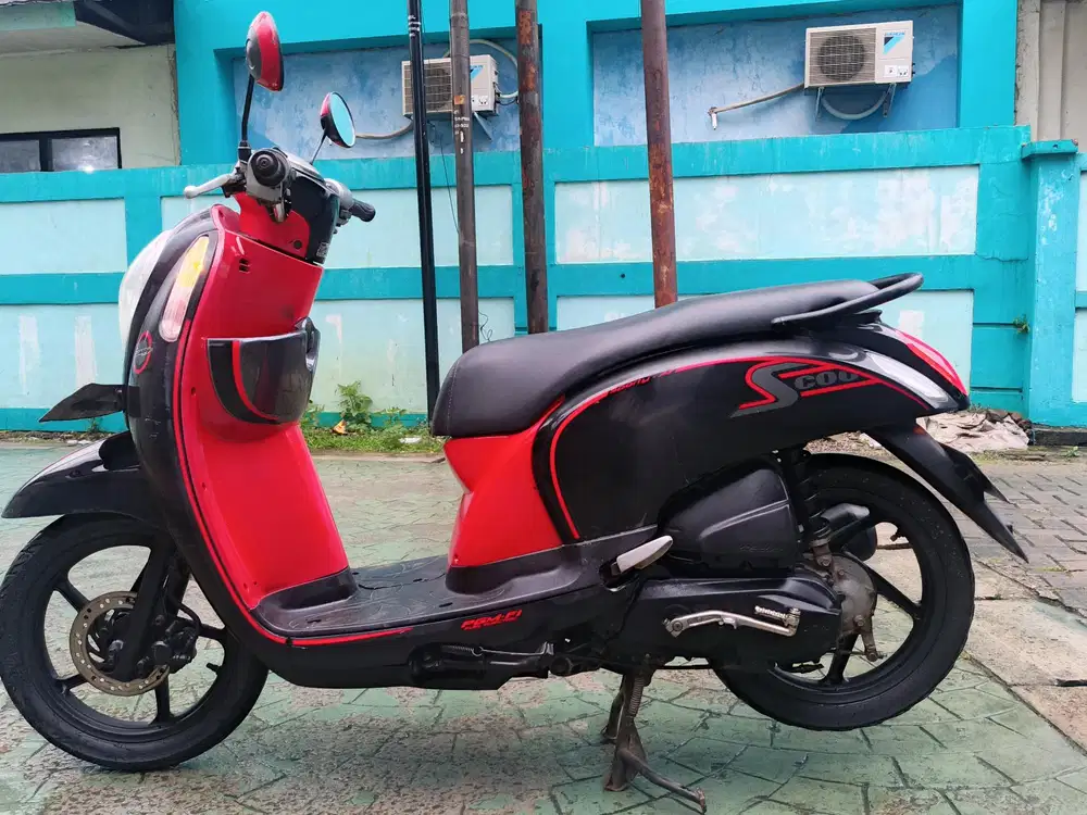 Honda Scoopy Fi esp 2014 stater tokcer halus mulus terawat