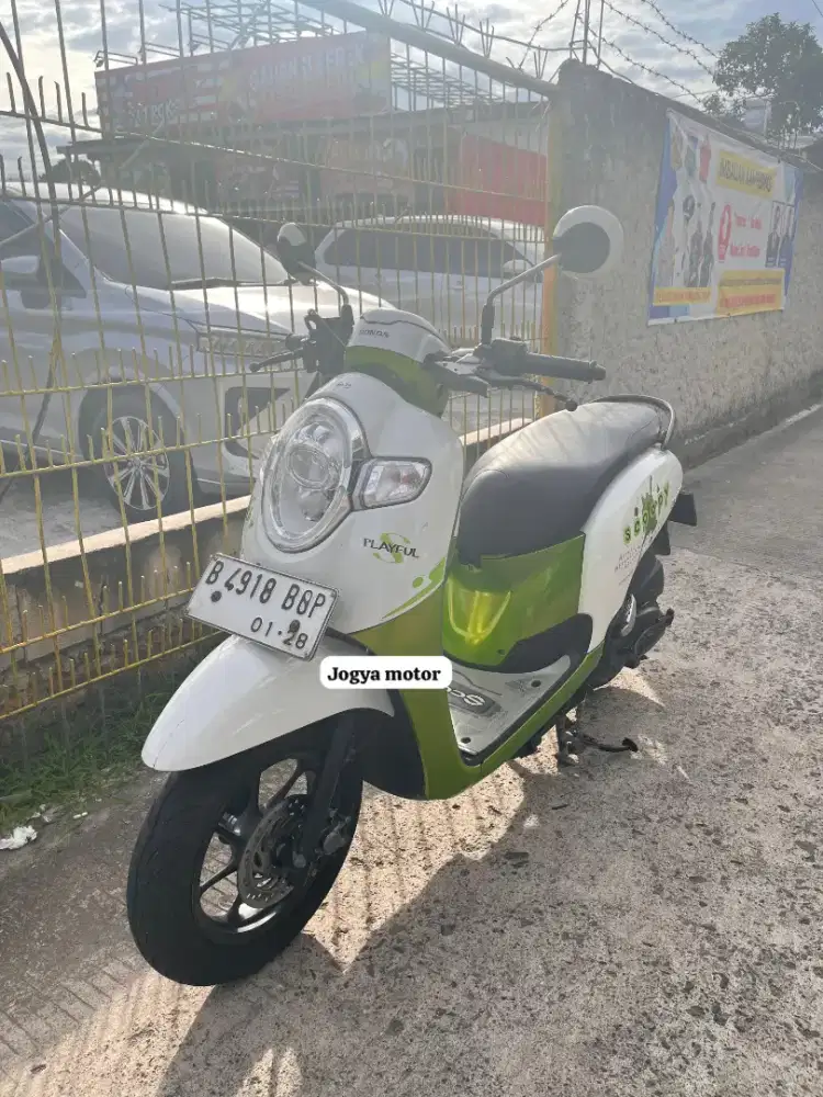 c - honda scoopy esp iss th 2018 motor second berkualitas