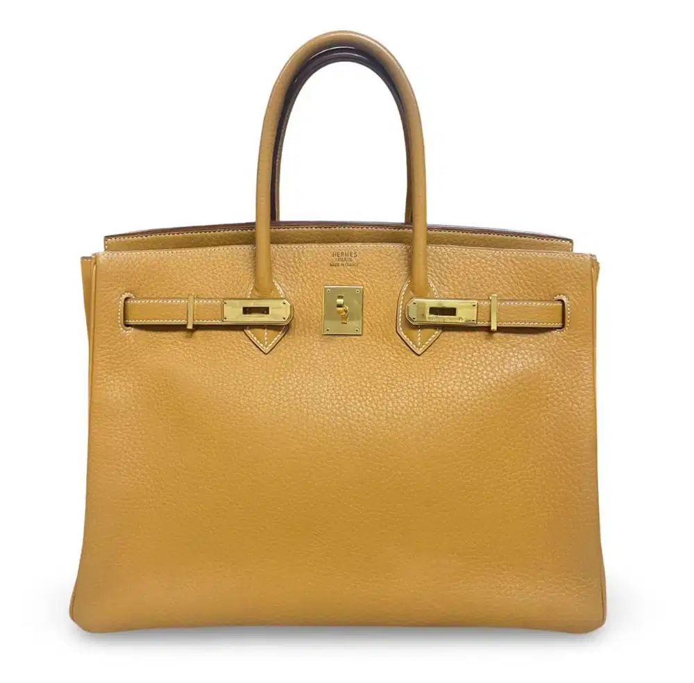 Hermes B35 natural sable ghw