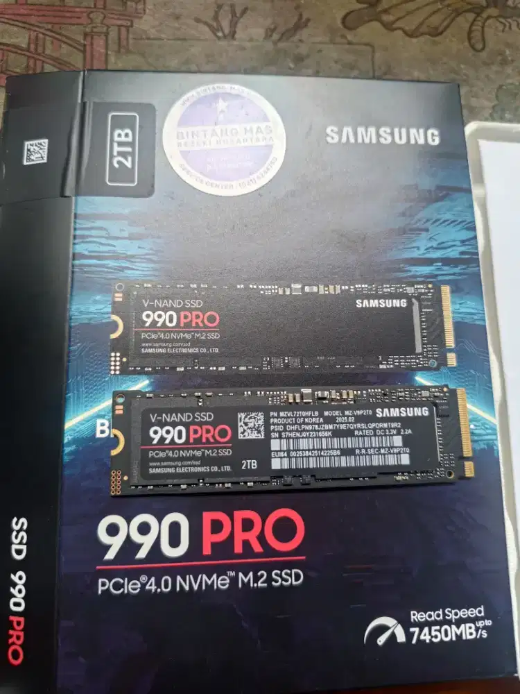 Samsung ssd nvme 990 pro 2TB