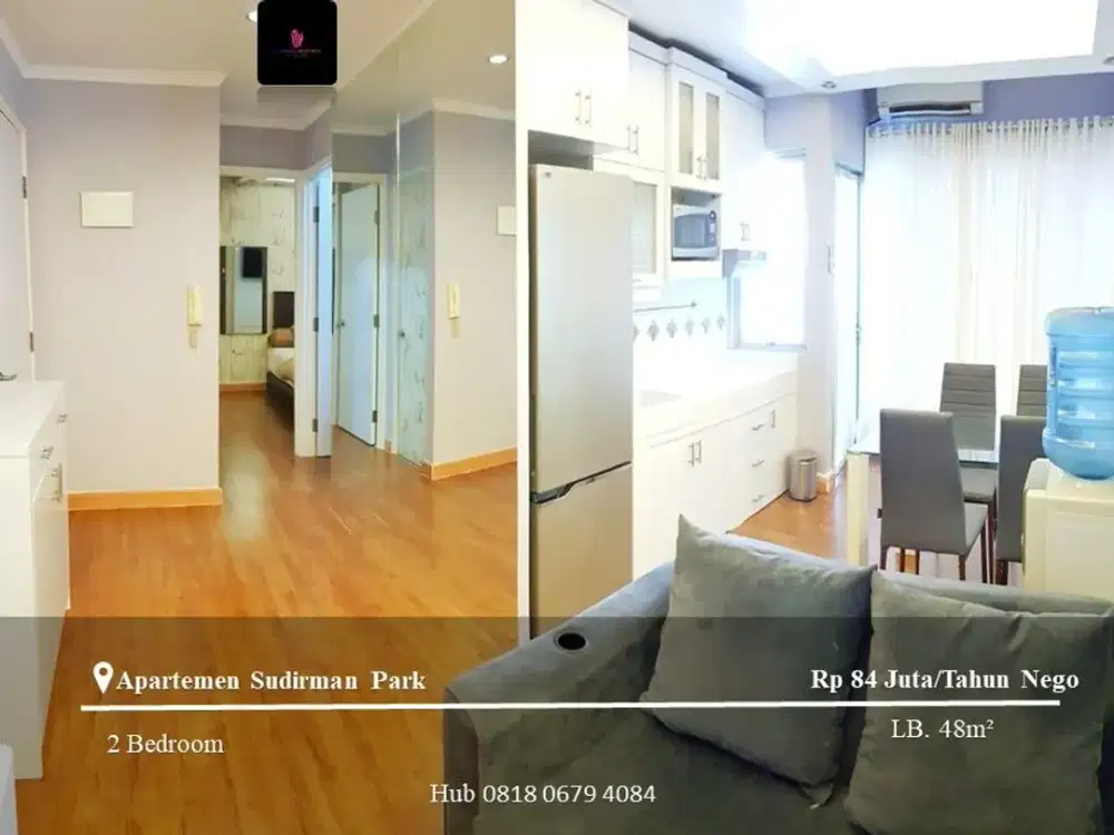 Disewakan Apartement Sudirman Park 2BR High Floor FF
