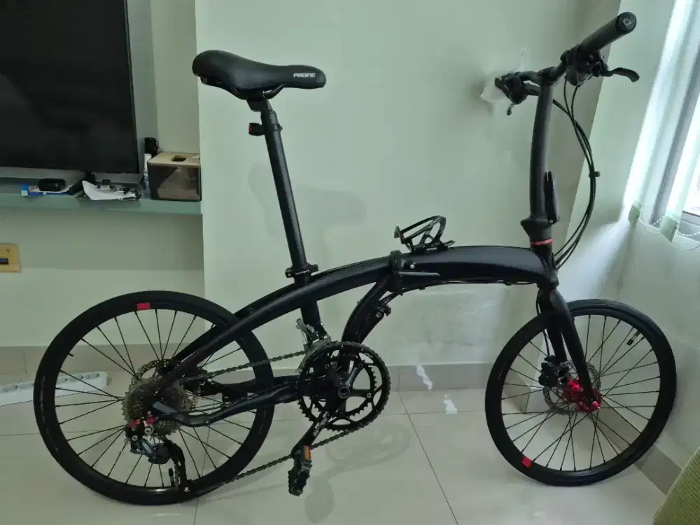 Sepeda lipat pacific noris 1.0 full upgrade 22 inch