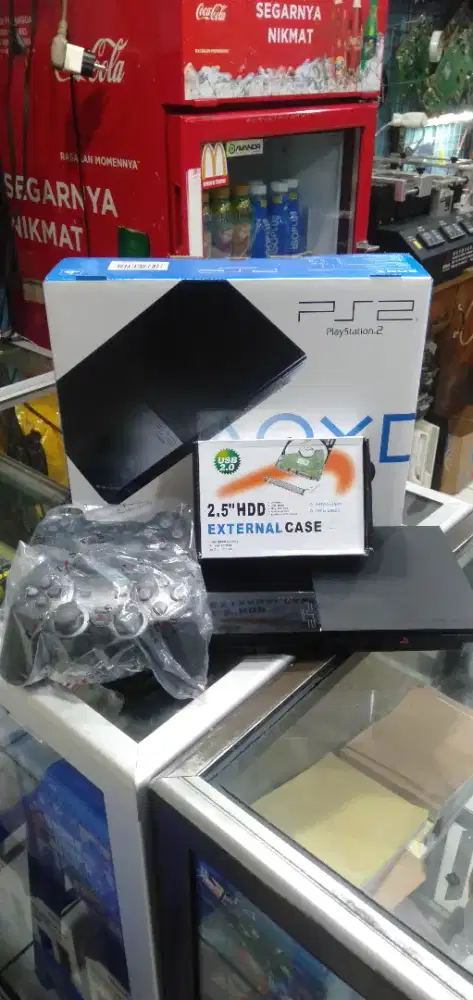 Ps2 slim hardis 80gb fulshet fulgame