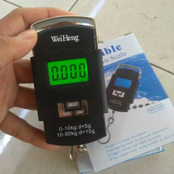Weiheng Timbangan Gantung Lampu LED Green WHA08 Wei Heng Layar Hijau