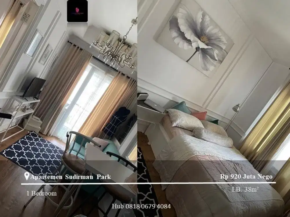 Dijual Apartement Sudirman Park 1BR Full Furnished