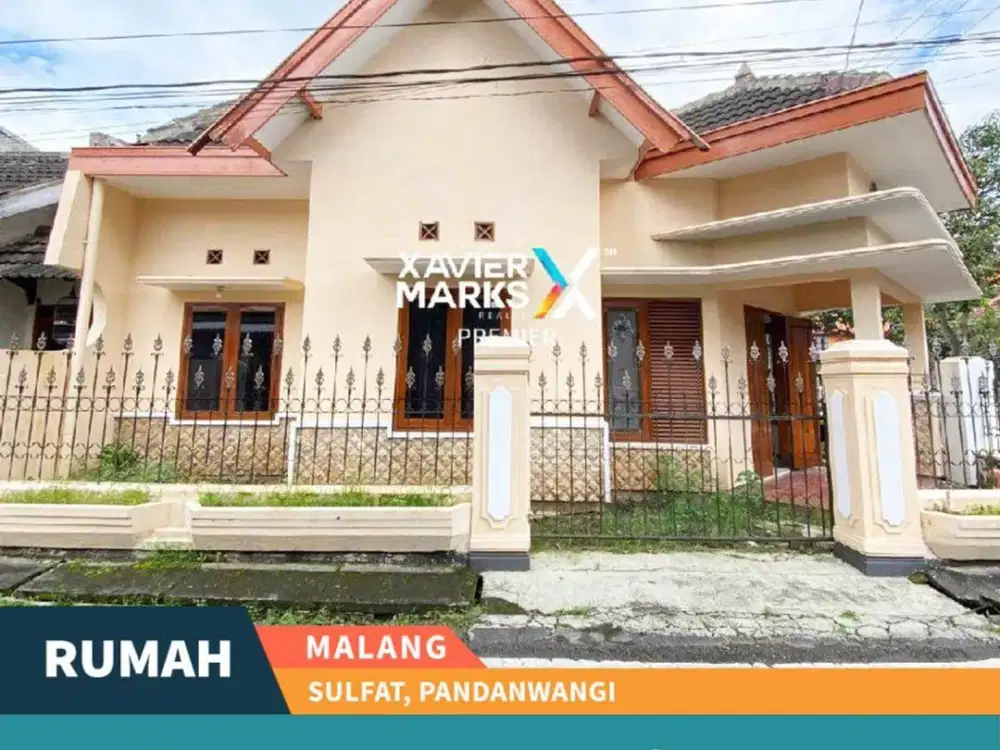 Dijual Rumah Aman Dekat Fasilitas Umum di Sulfat Blimbing Malang