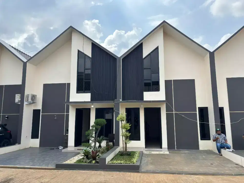 Rumah bebas banjir dekat stasiun