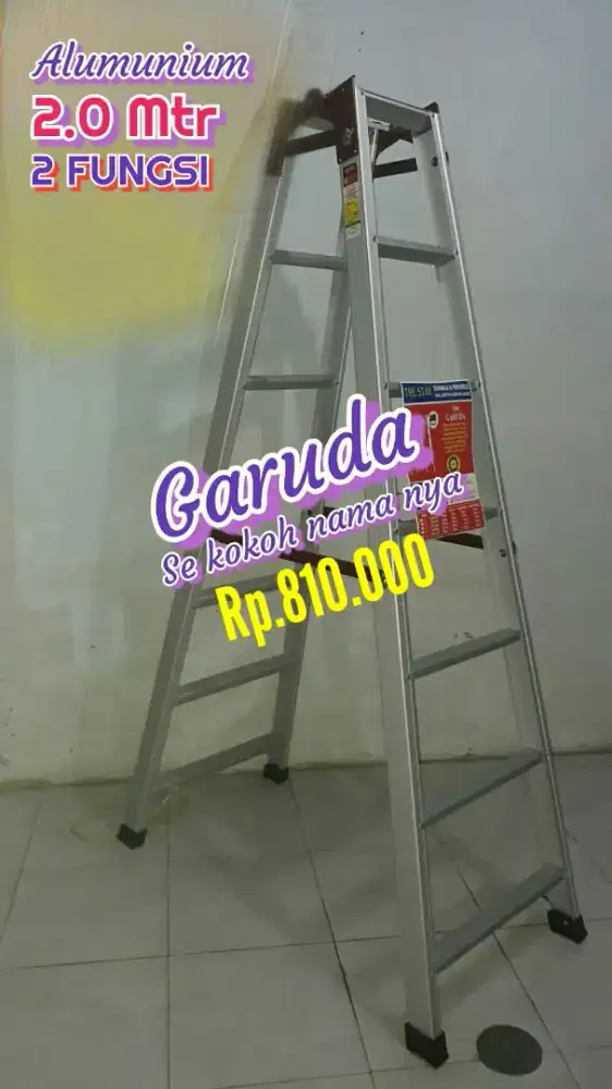 Tangga lipat alm 2.0 meter.