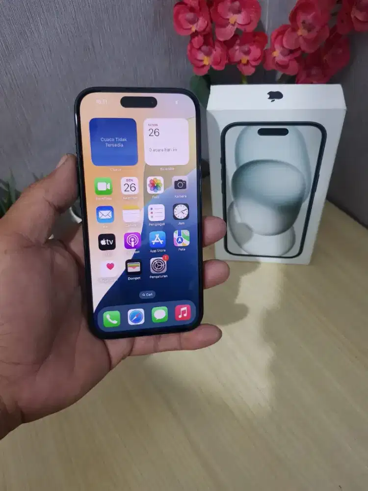 Iphone 15 128GB Ex ibox bisa tukar tambah