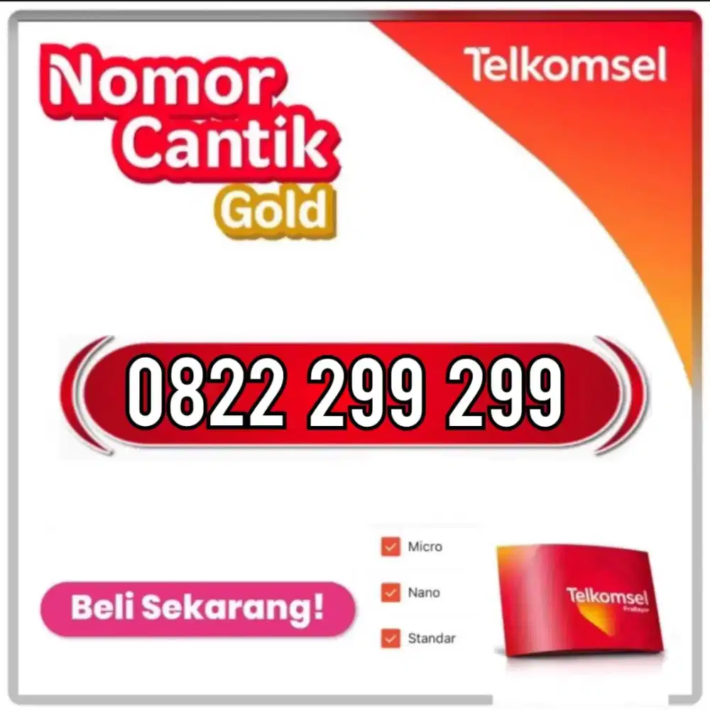 Nomor cantik 10digit simpati telkomsel