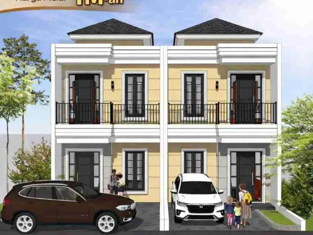 Dijual Rumah Cantik 2 Lantai di Pondok Benda Tangsel